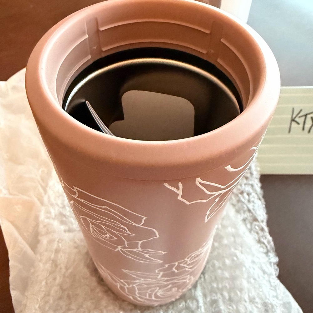 BrüMate 12oz Botanical Rose Slim - Picture 8 of 9